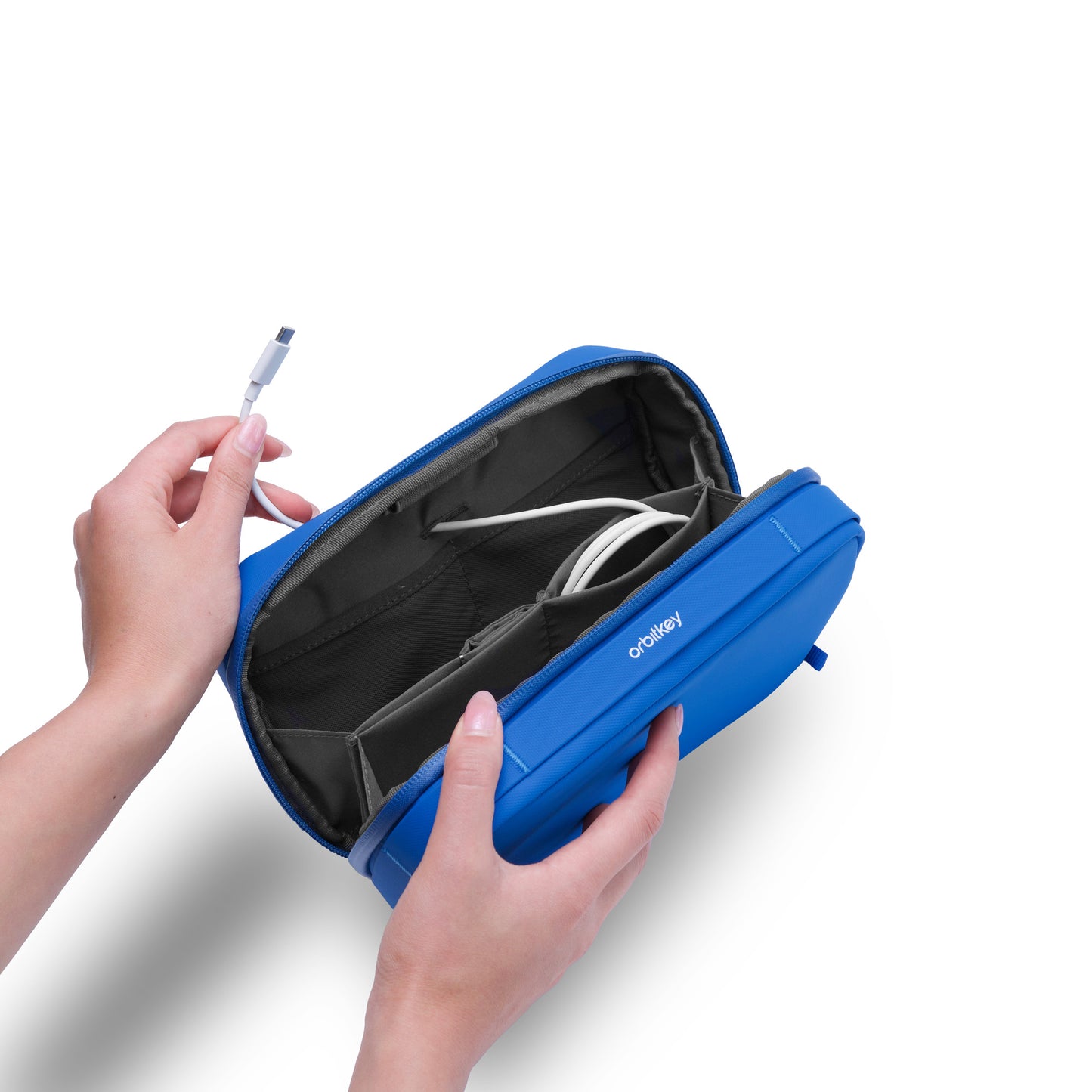Orbitkey 2-in-1 Tech Pouch, Cobalt