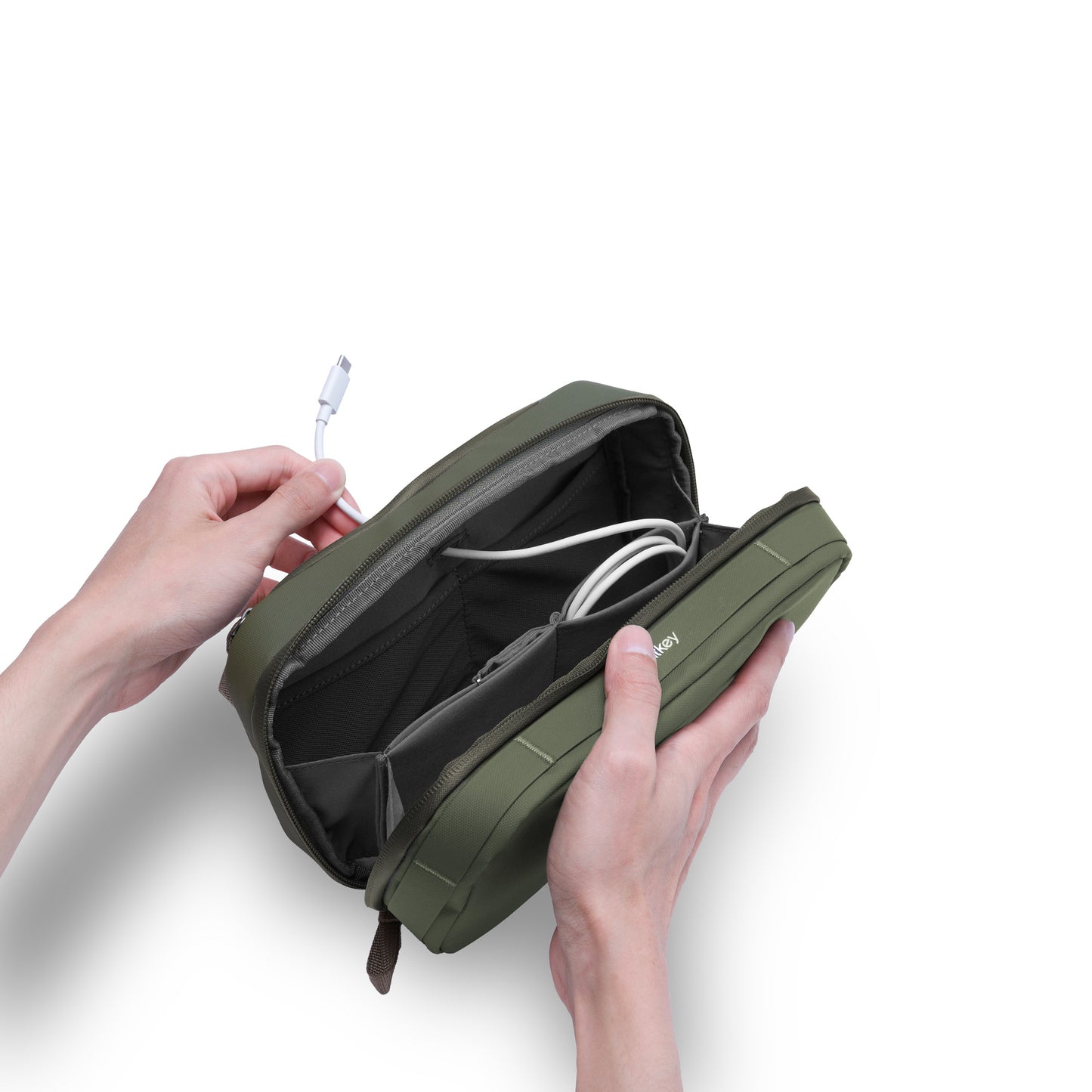 Orbitkey 2-in-1 Tech Pouch, Olive
