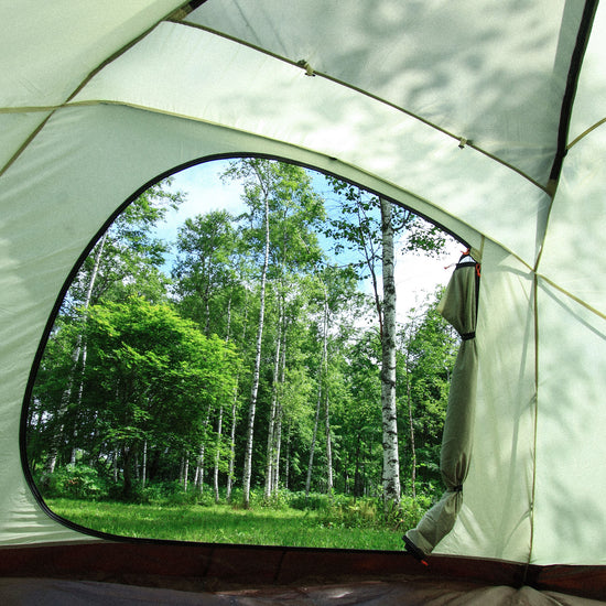 Snow Peak Amenity Dome M, Entry