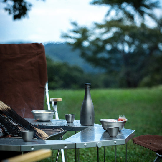 Snowpeak Titanium Sake Bottle