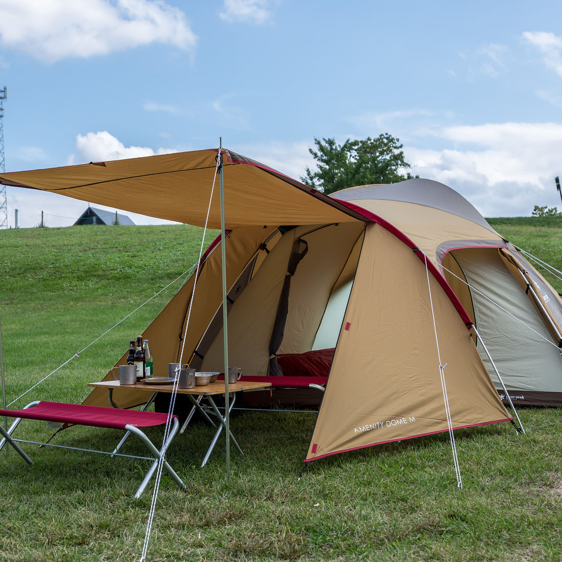 Snow Peak Amenity Dome M, Entry