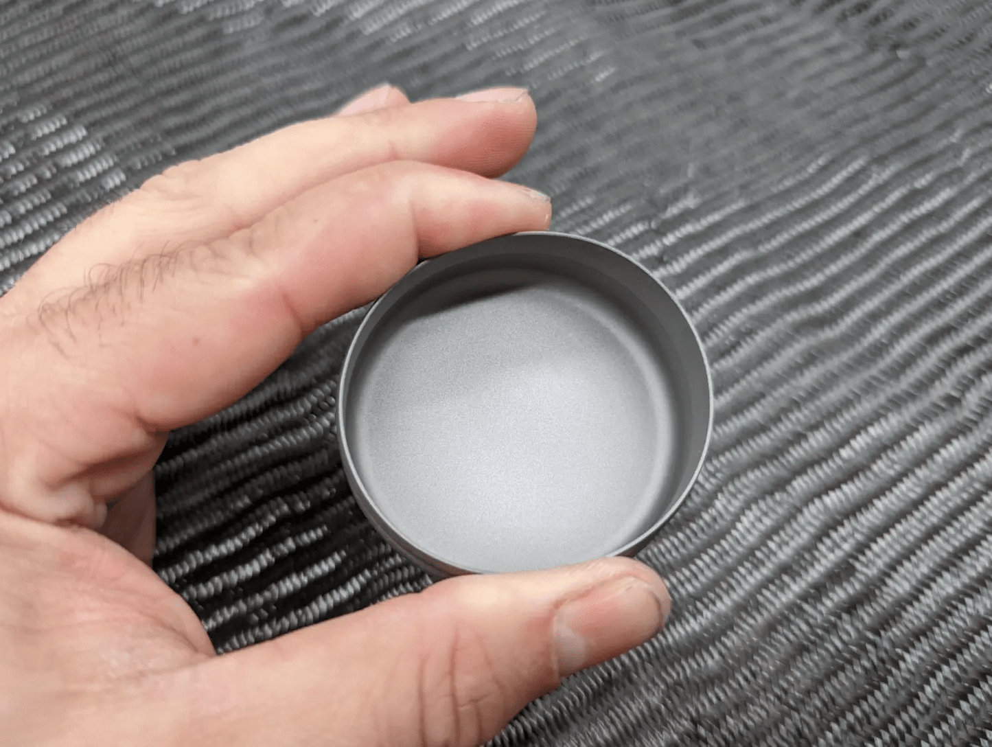CountyComm Large Ultralite Titanium Press Fit Capsule