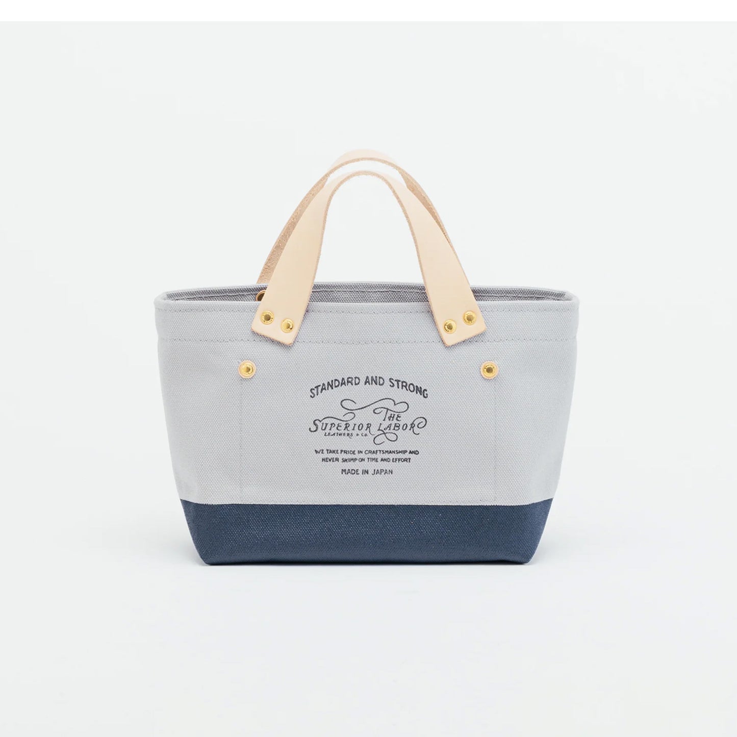 The Superior Labor SL0009-GY Engineer Bag Petite, GY Canvas 11 Chocolate