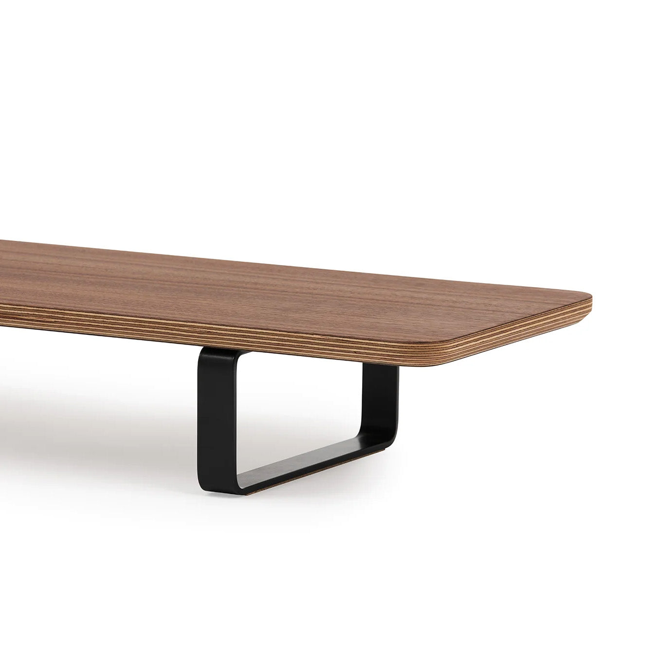 Oakywood Desk Shelf, Walnut Veneer/Black