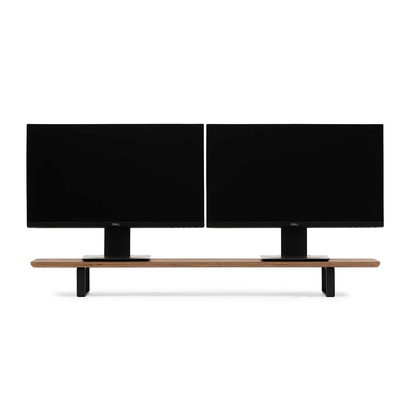 Oakywood Desk Shelf, Walnut Veneer/Black