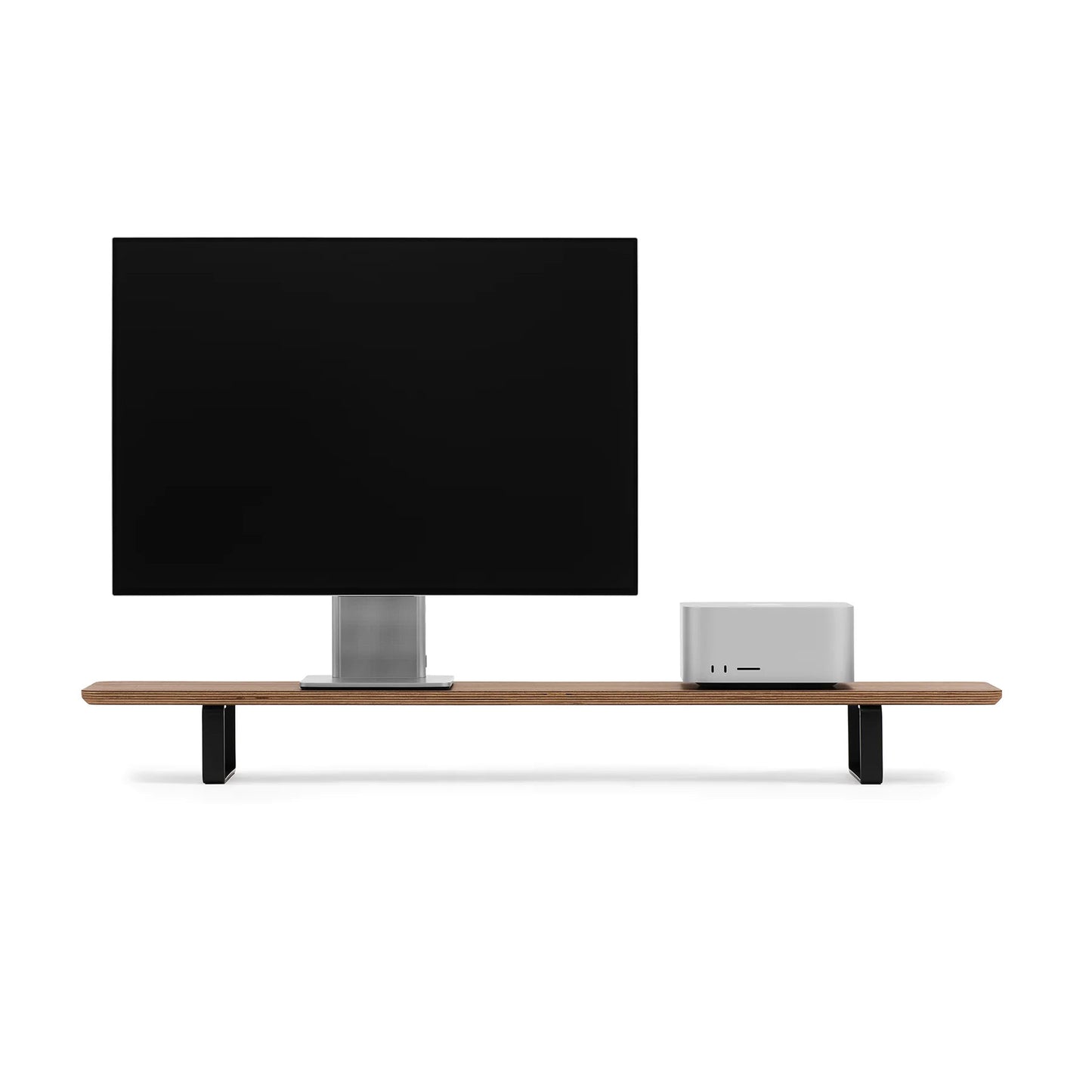 Oakywood Desk Shelf, Walnut Veneer/Black