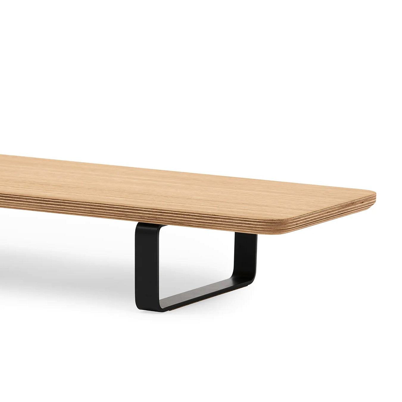 Oakywood Desk Shelf, Oak Veneer/Black