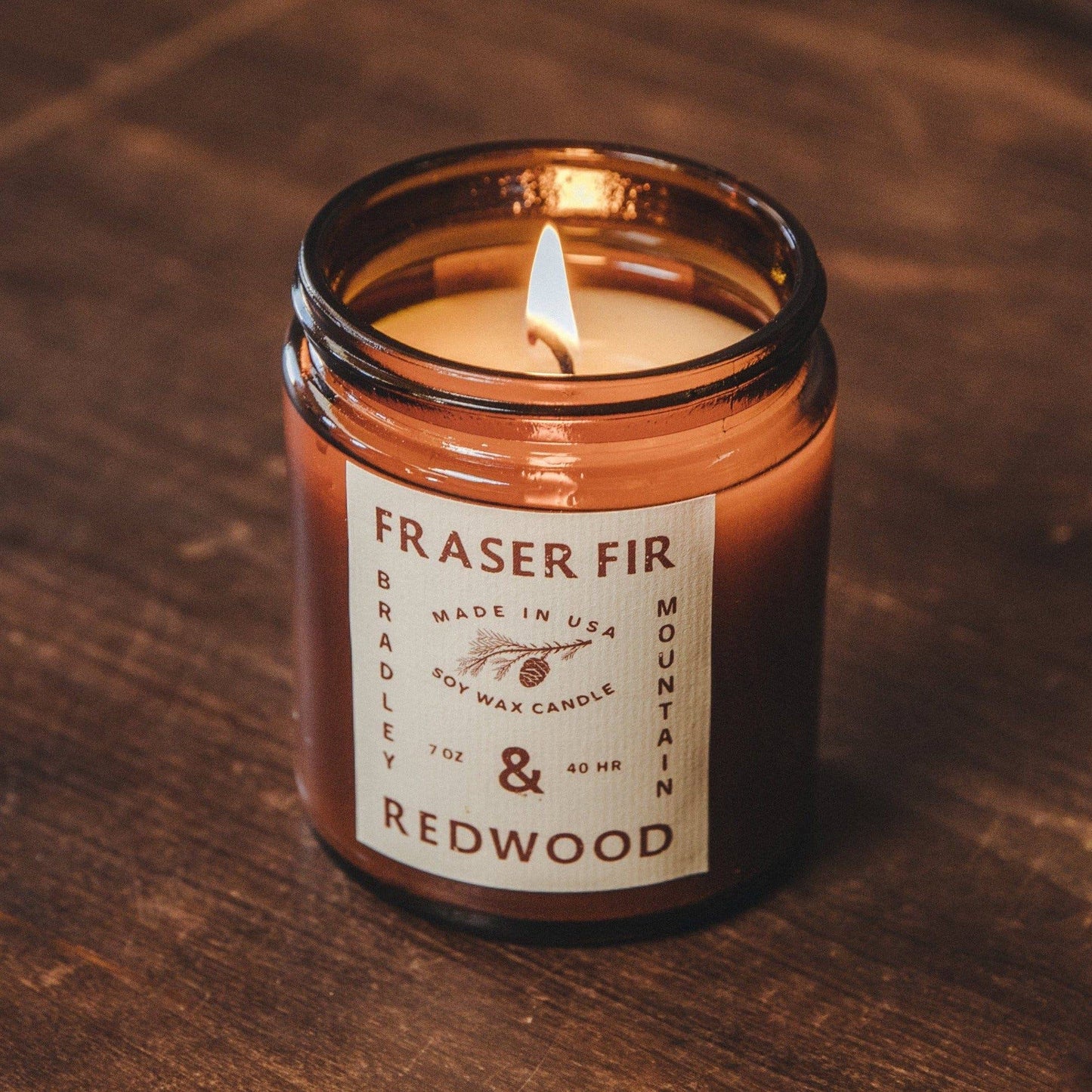 Bradley Mountain Fraser Fir & Redwood Candle