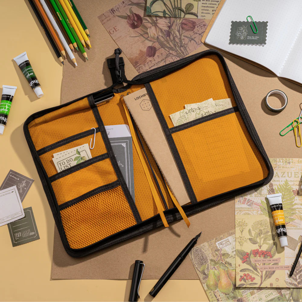 Lochby Field Folio A5, Charcoal Gold