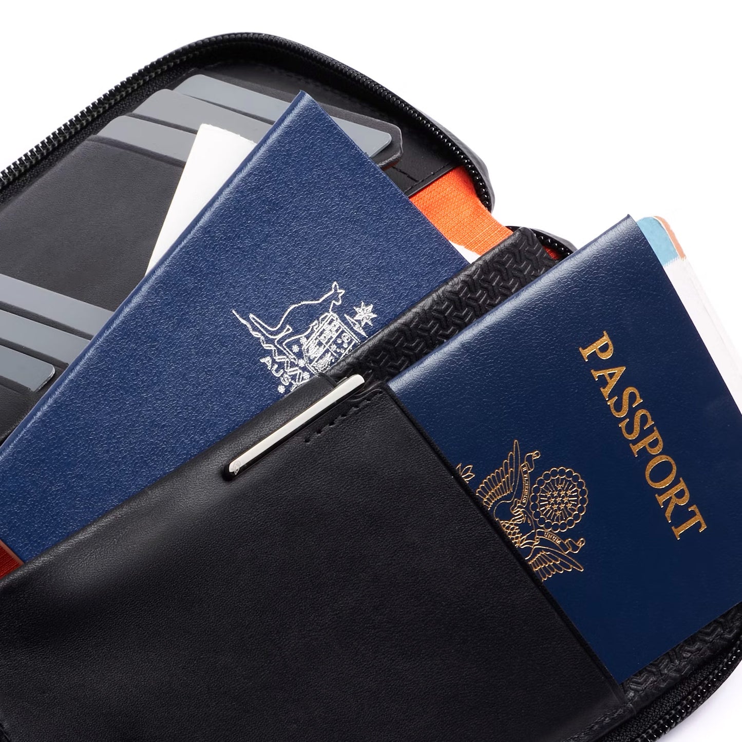 Bellroy Travel Folio Carryology Essentials Edition, Black Ash