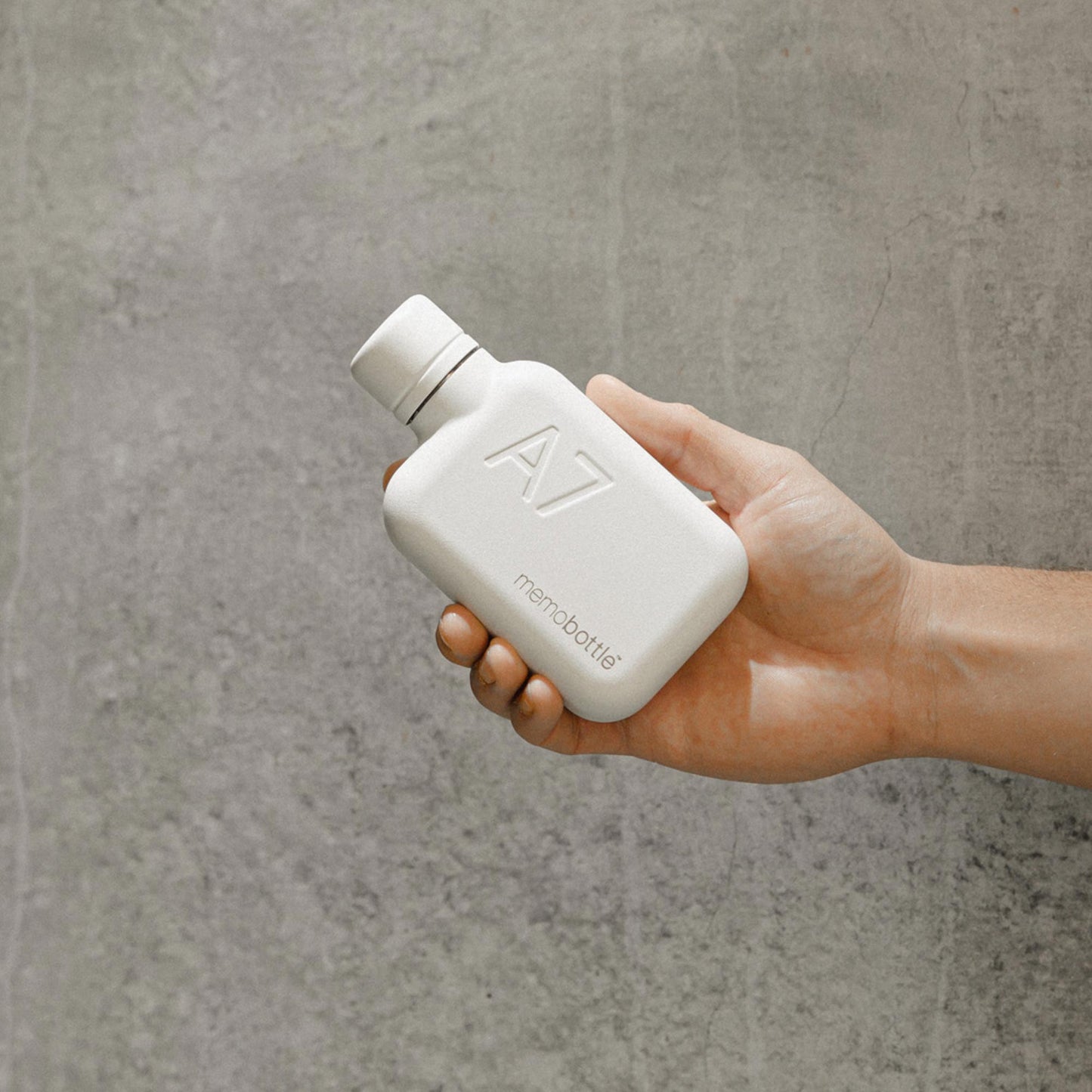 Memobottle™ A7 Stainless Steel White, 250ml