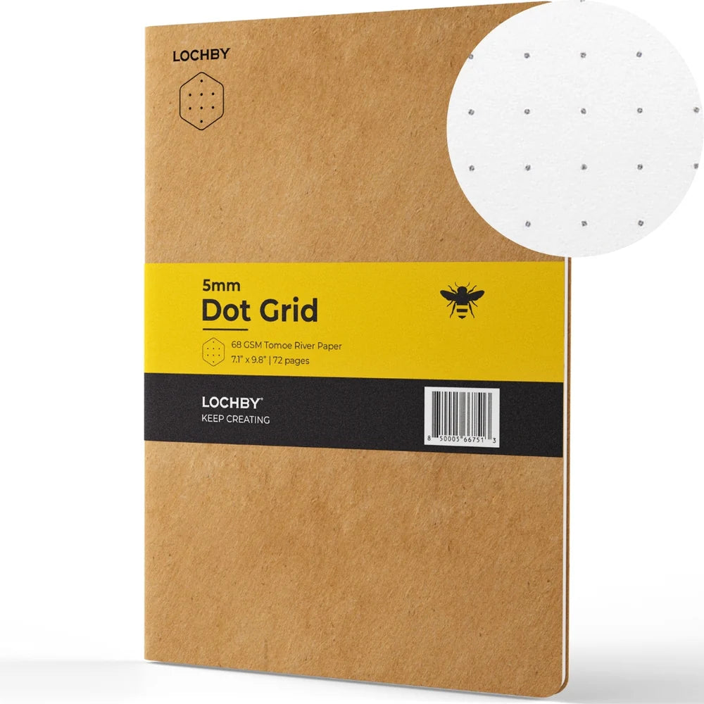 Lochby Field Folio Tomoe River Notebooks B5, Dot Grid