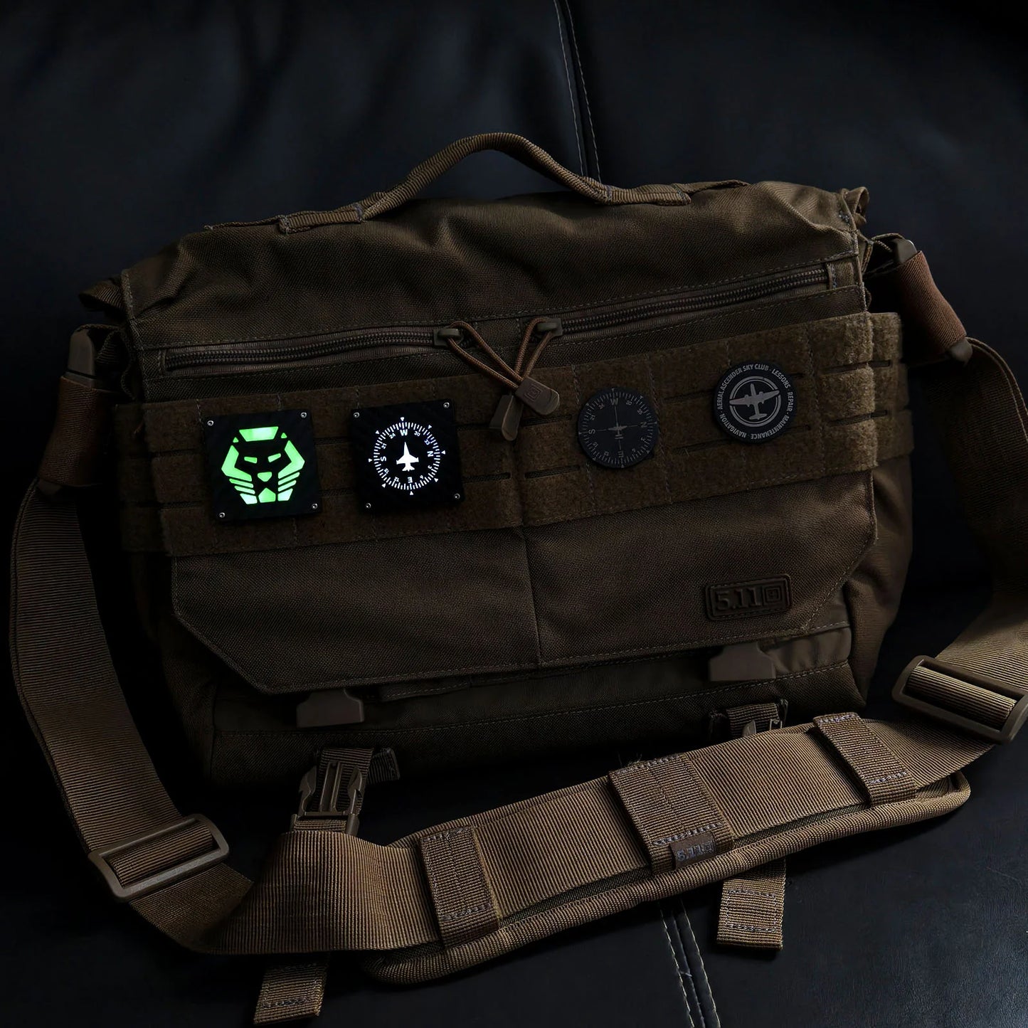 RovyVon Glowing Velcro Logo Patch, 1212PC