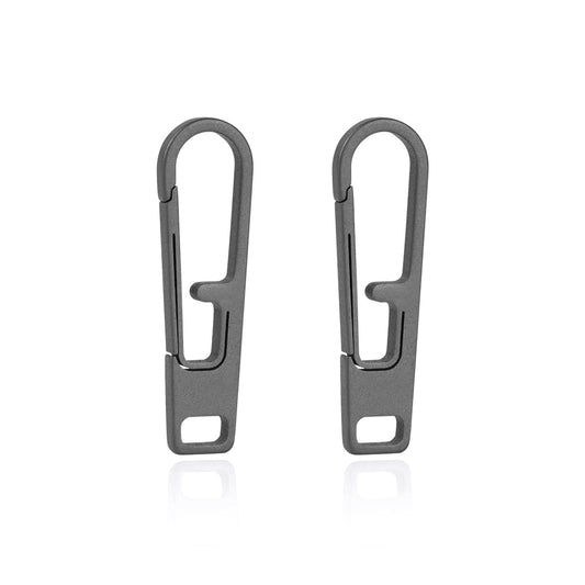 Viperade VAT1-M Heavy Duty Titanium Zipper Pull Replacement (2pcs), Grey