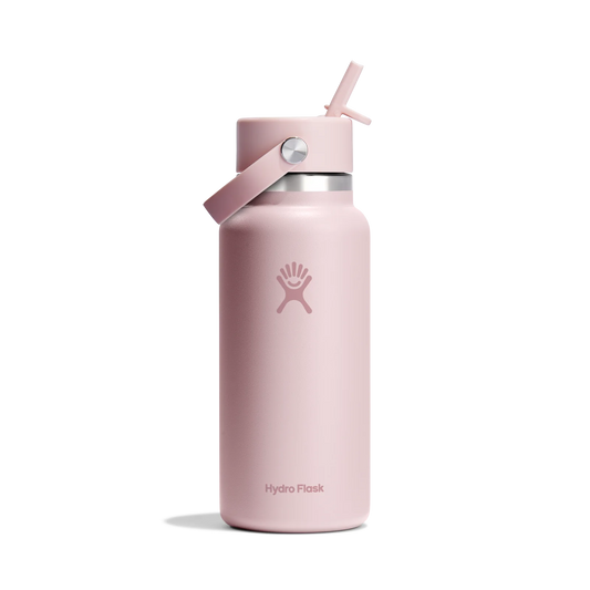 Hydro Flask Wide Mouth with Flex Straw Cap 32oz, Trillium (Tonal)