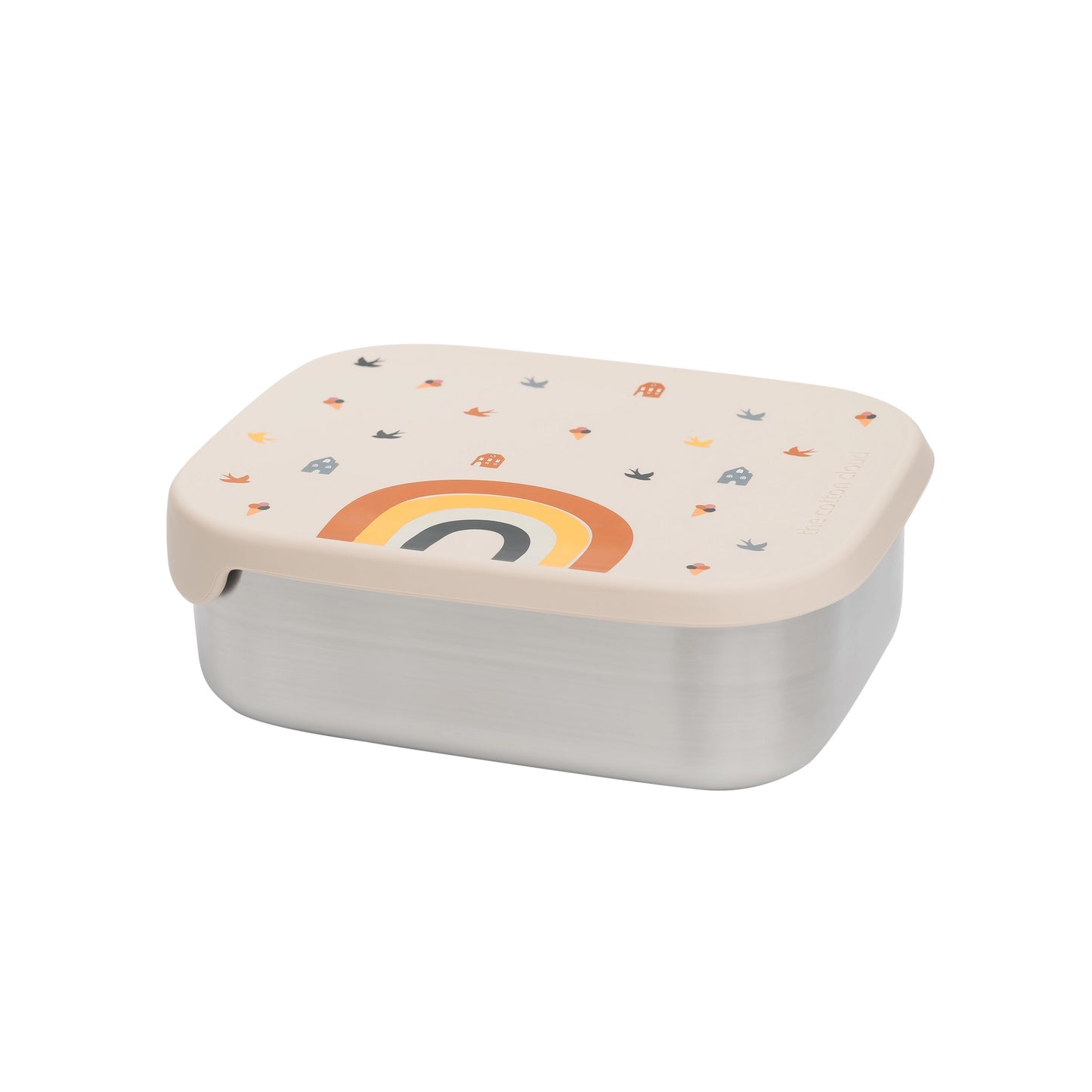 The Cotton Cloud Stainless Steel Lunchbox with Removable Compartments, Rainbow