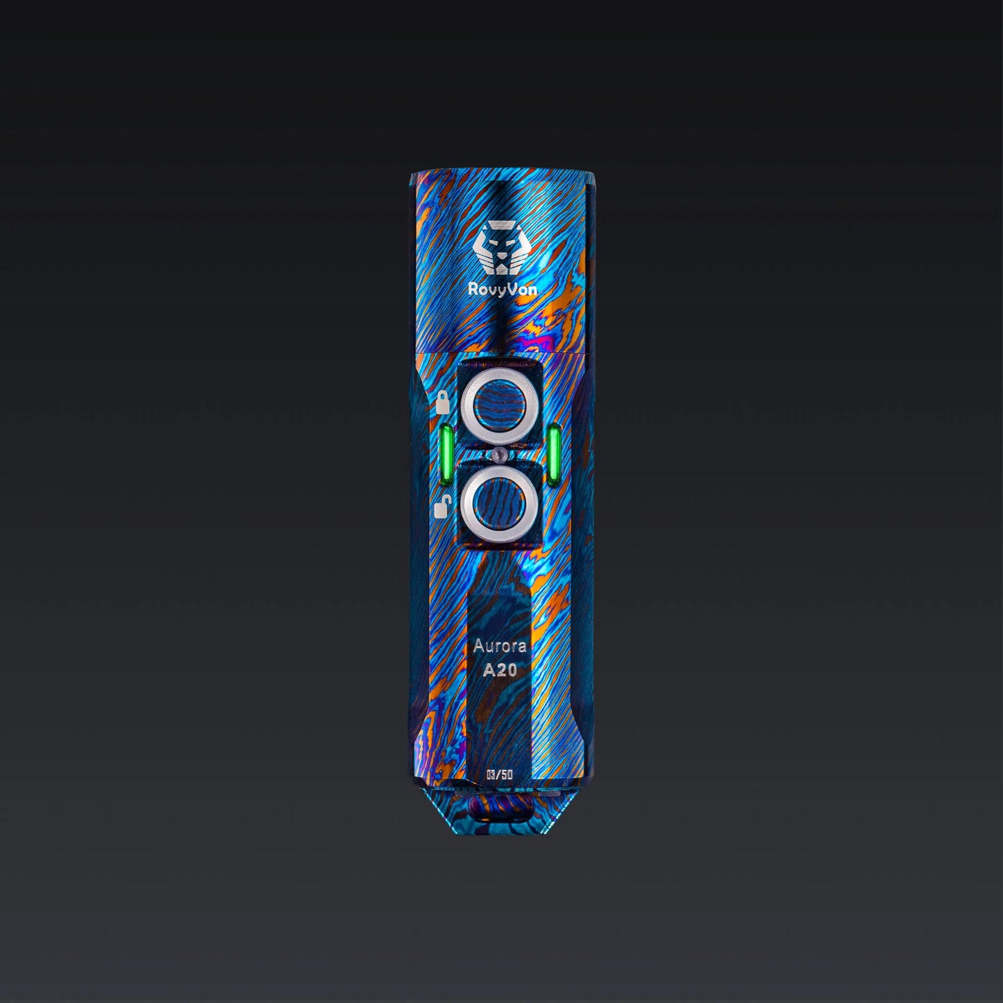 RovyVon Aurora A20 (G2) Timascus Limited EDC LED Flashlight 6500K