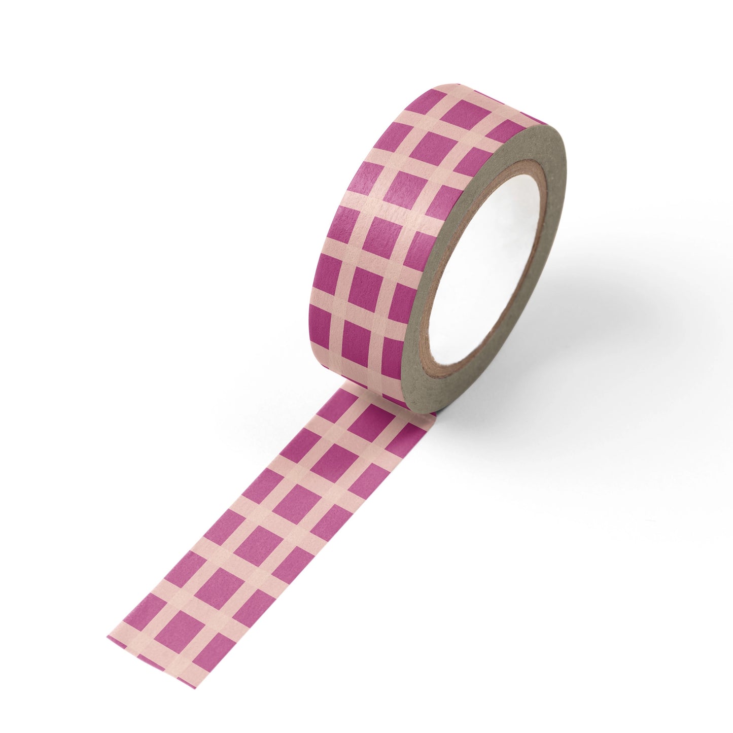 Ruff House Print Shop Washi Tape, Pink Gingham