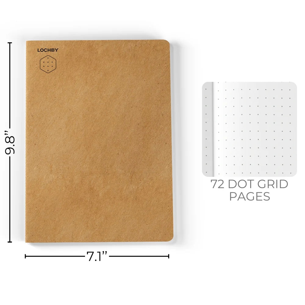 Lochby Field Folio Tomoe River Notebooks B5, Dot Grid