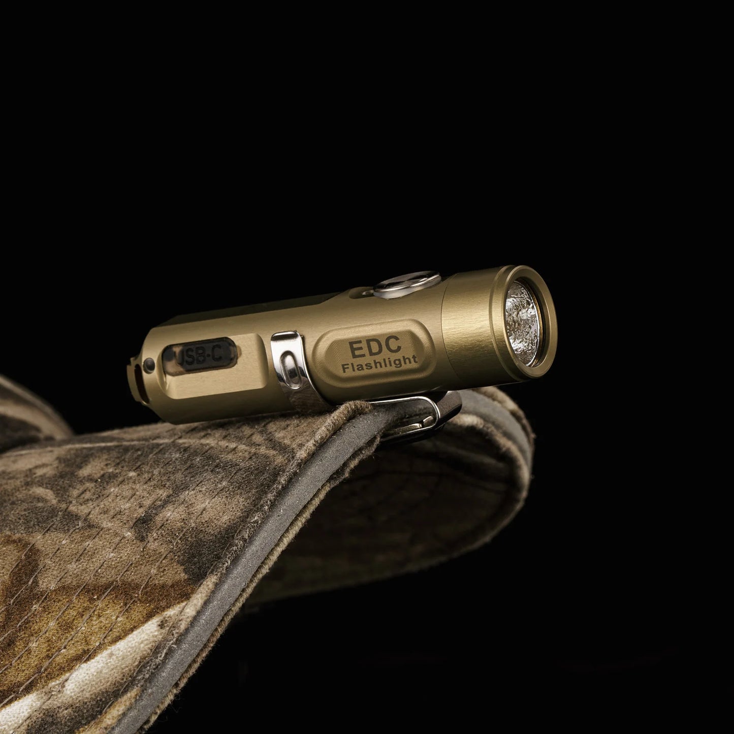 RovyVon Aurora A3 Pro Aluminum Keychain Flashlight 6500K, Desert Tan