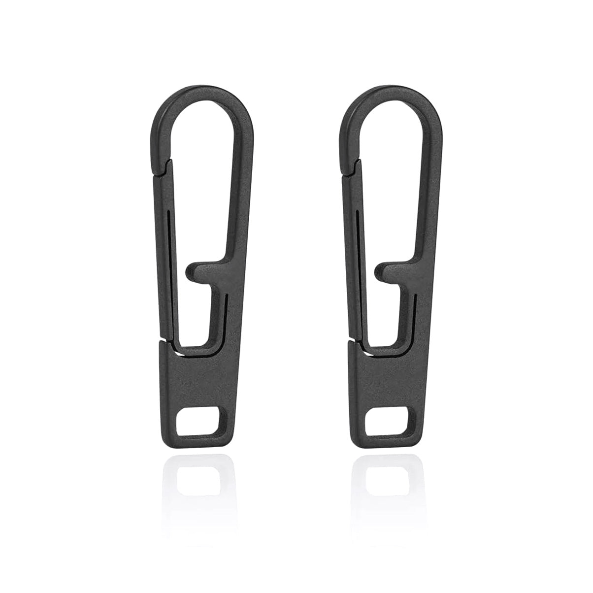 Viperade VAT1-L Heavy Duty Titanium Zipper Pull Replacement (2pcs), Black