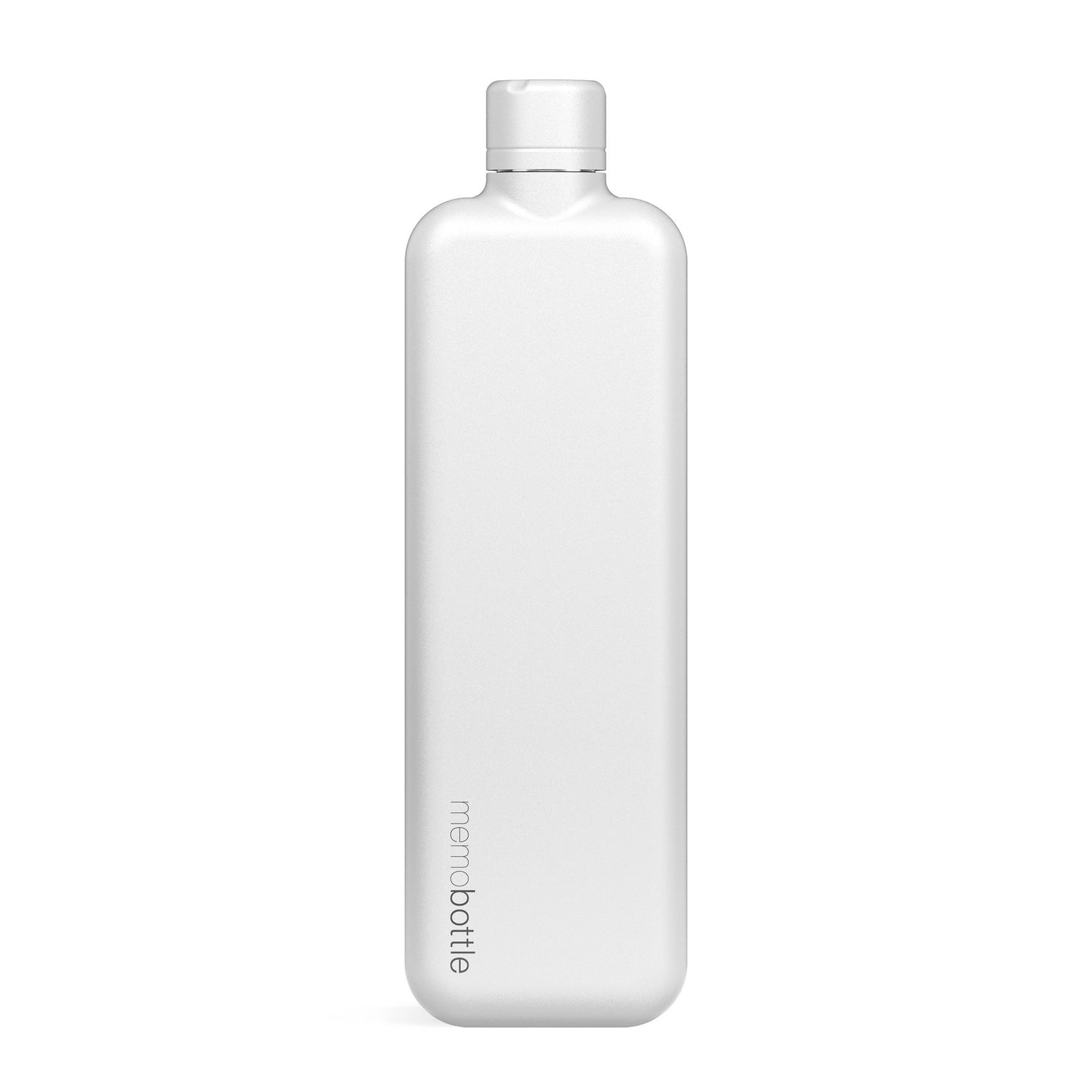 Memobottle™ Slim Stainless Steel White, 600ml