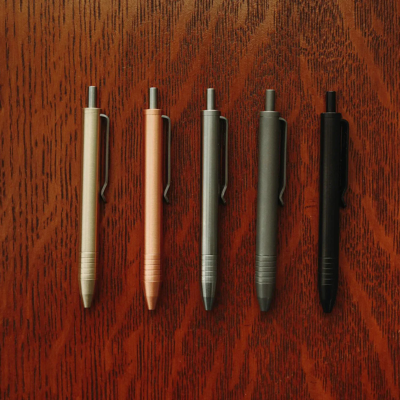 Big i Design Mini Click Pen, Titanium Black