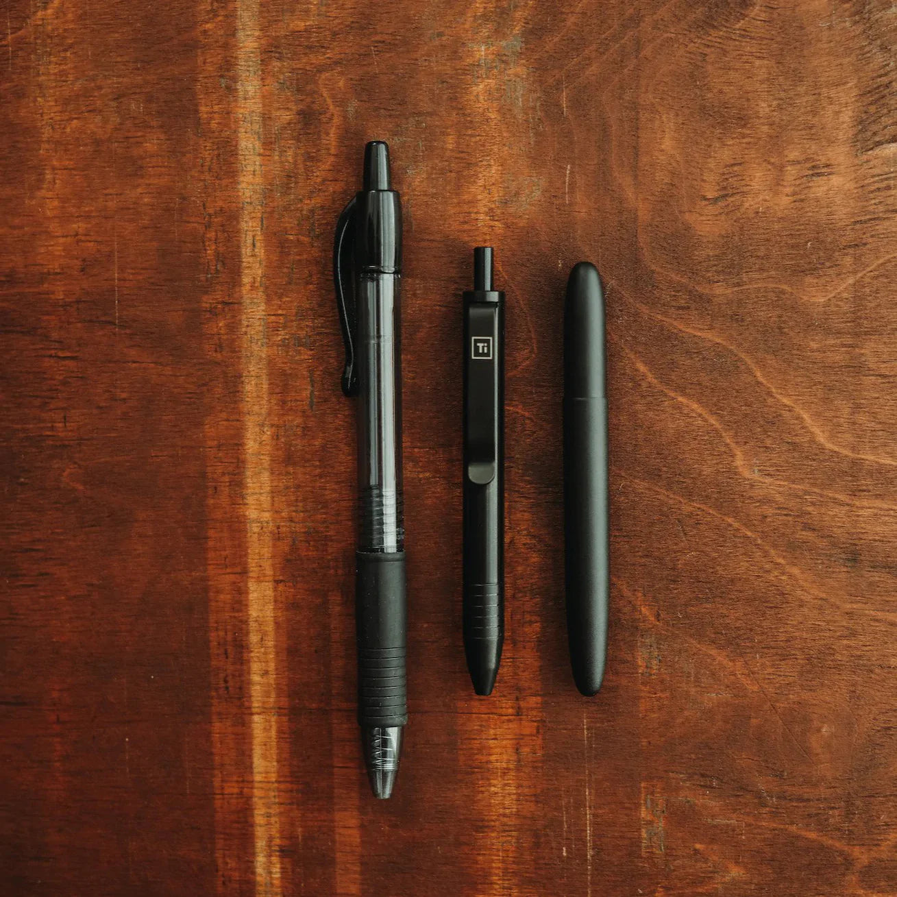 Big i Design Mini Click Pen, Titanium Black