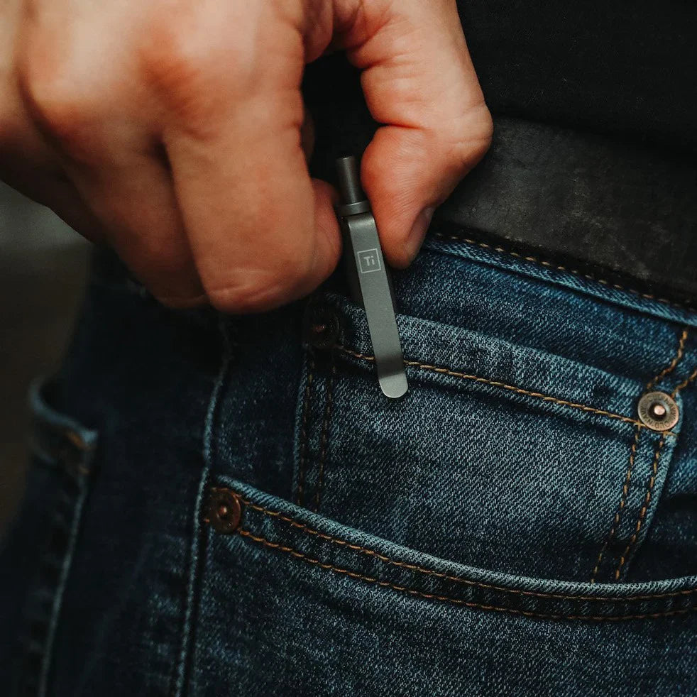 Big i Design Mini Click Pen, Titanium Black