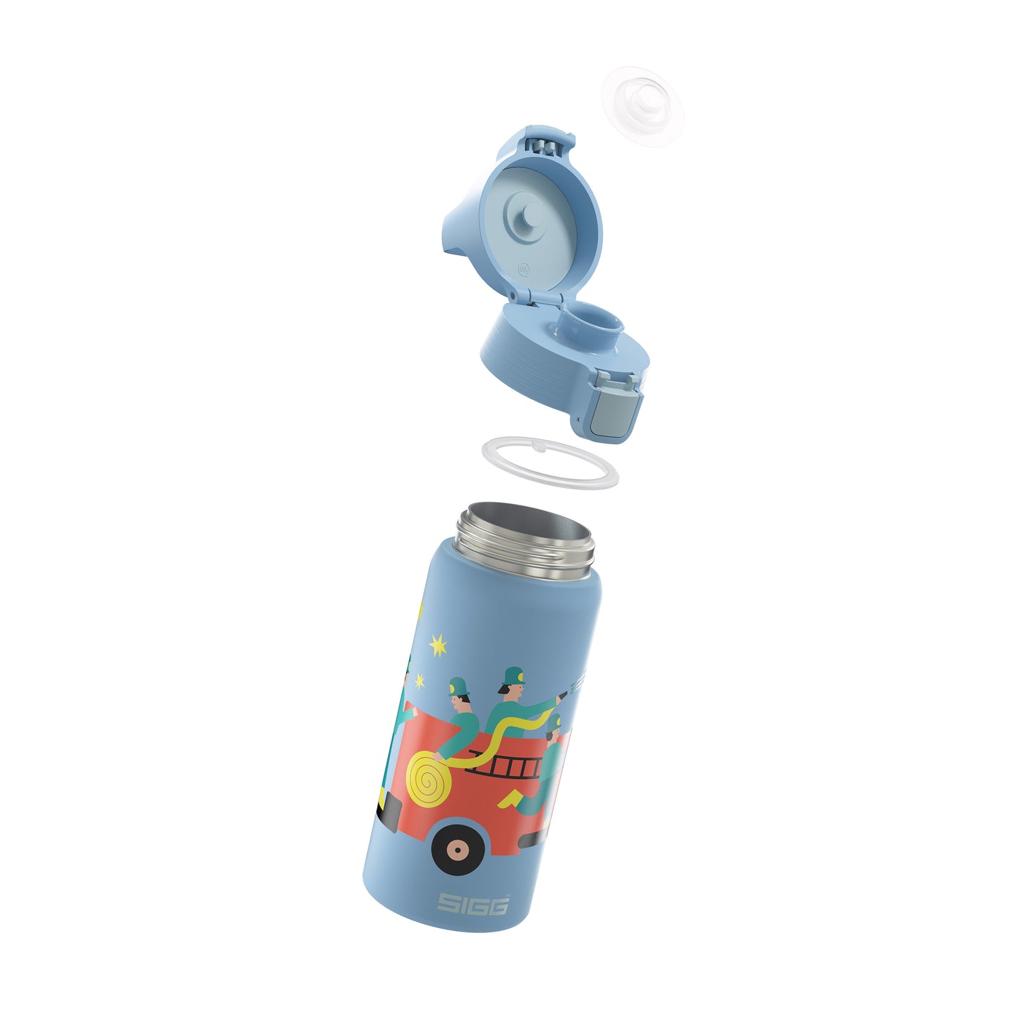 SIGG Kids Water Bottle Shield Therm ONE 0.5L, Pompiers