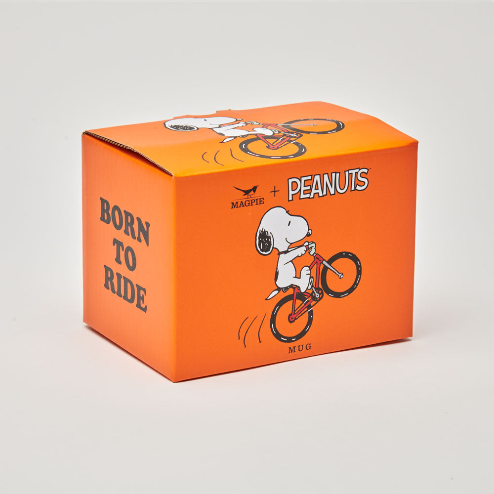 Magpie Peanuts Mug, Born To Ride