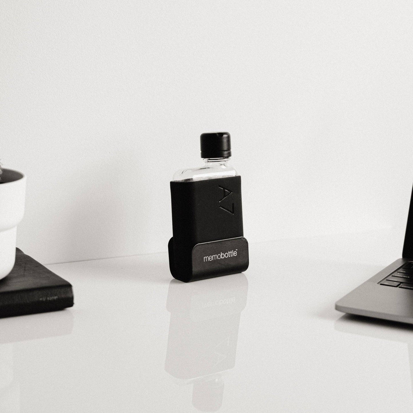 Memobottle™ A7 Transparent Bundle 180ml, Black Ink