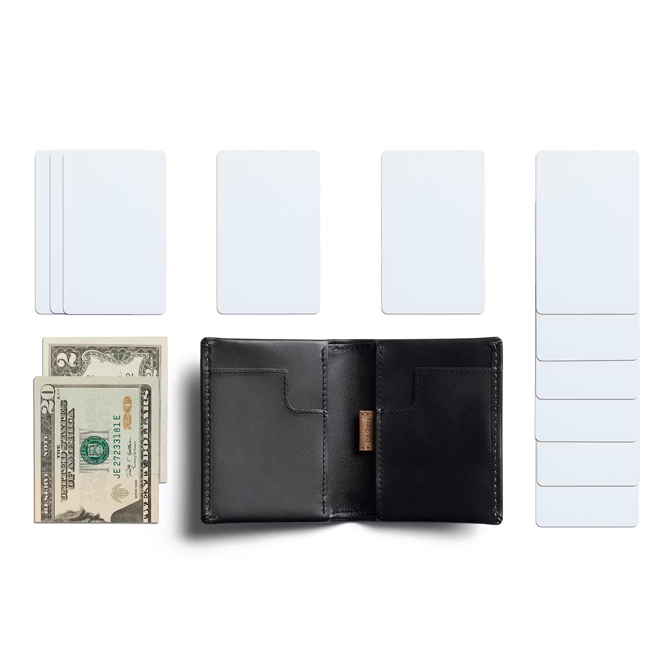 Bellroy Slim Sleeve Lommebok, Black