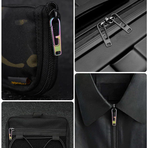 Viperade VAT1-L Heavy Duty Titanium Zipper Pull Replacement (2pcs), Colorful