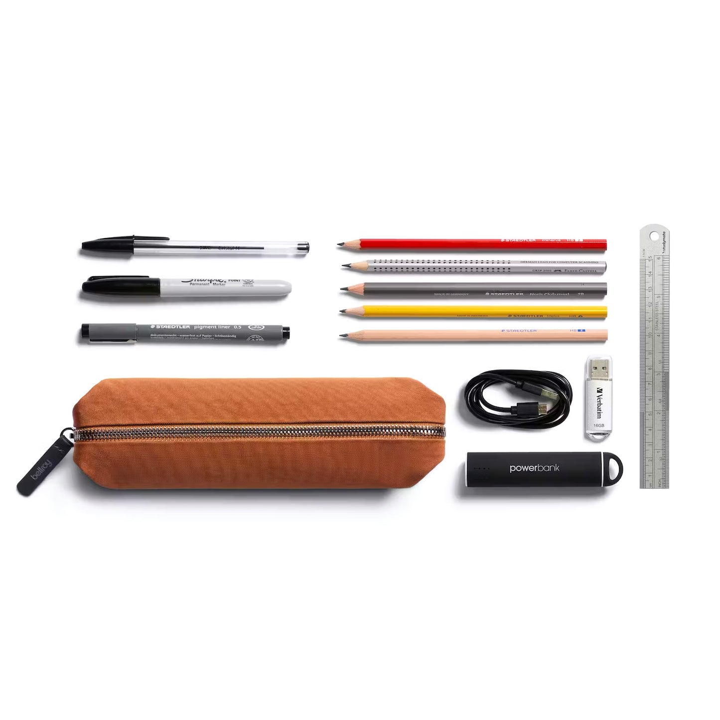 Bellroy Pencil Case, Bronze