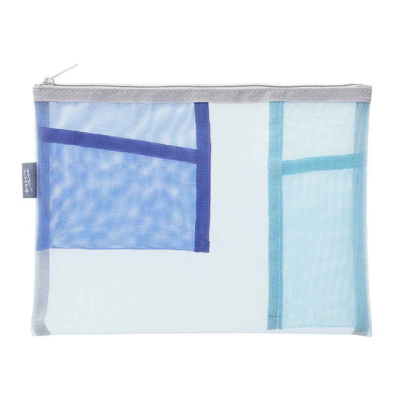 Midori Pen & Tool Pouch Mesh, Light Blue