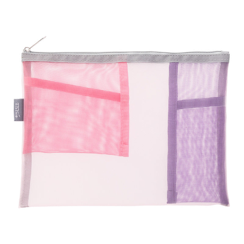Midori Pen & Tool Pouch Mesh, Pink