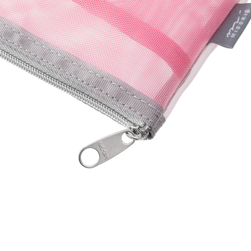 Midori Pen & Tool Pouch Mesh, Pink