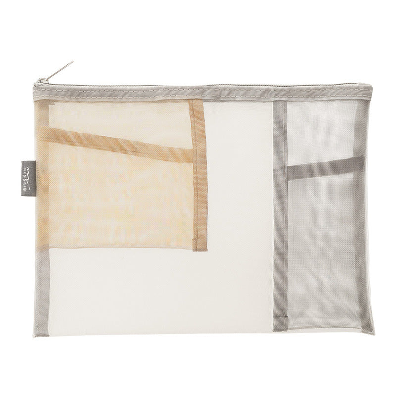 Midori Pen & Tool Pouch Mesh, Grey