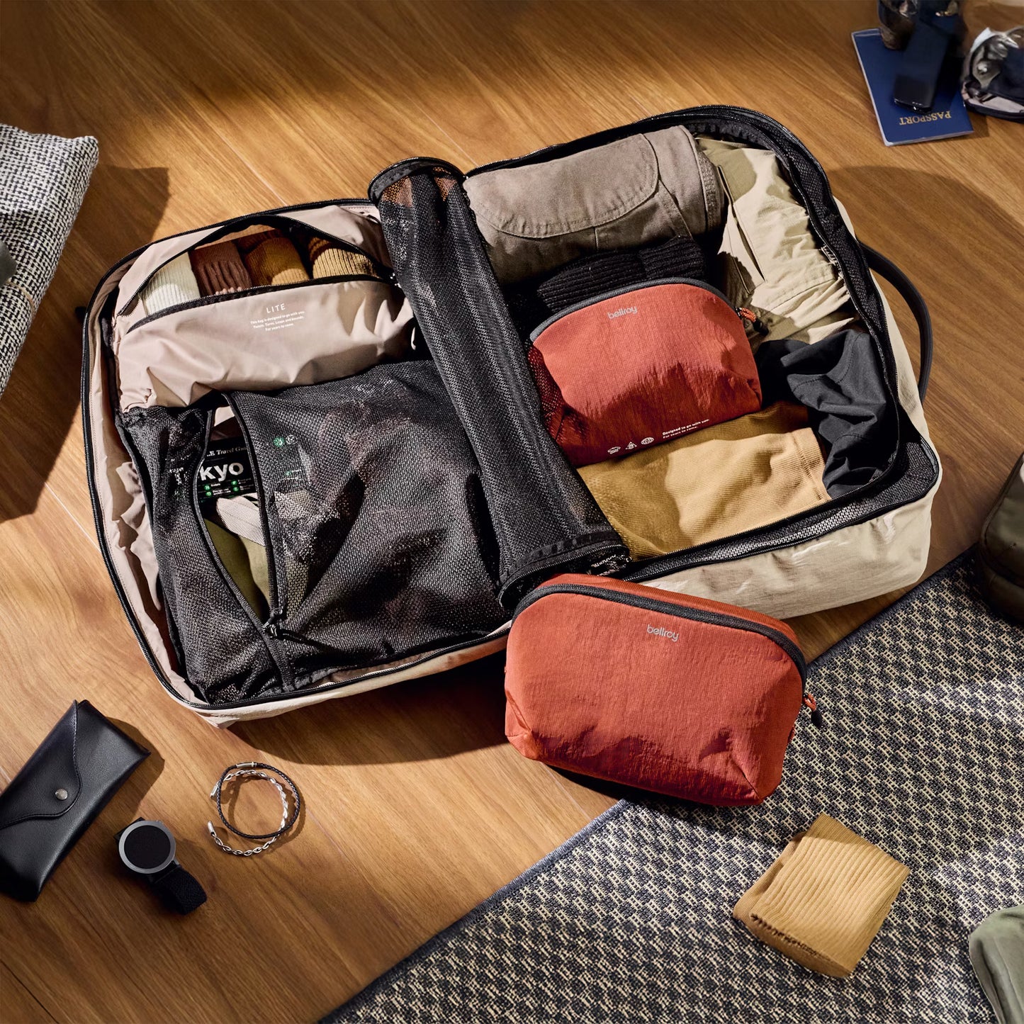 Bellroy Lite Packing Pouch 3L, Clay