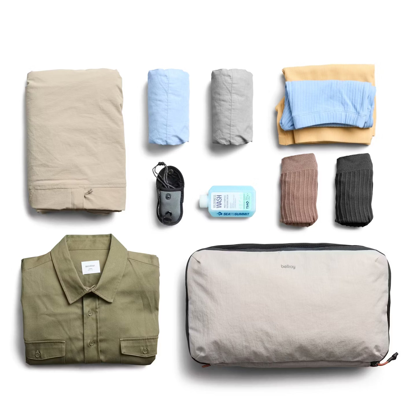 Bellroy Lite Packing Cube 12L, Ash