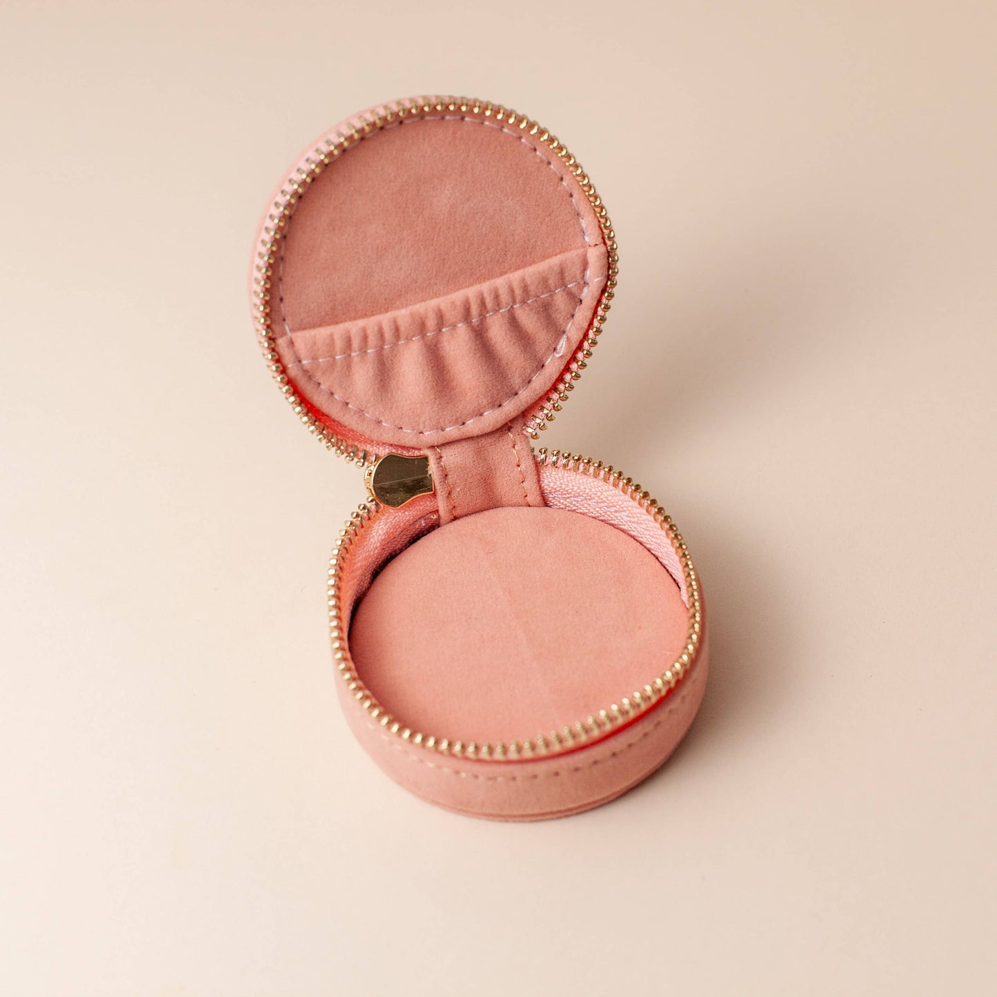 Cai & Jo Mini Travel Jewellery Case, Rose