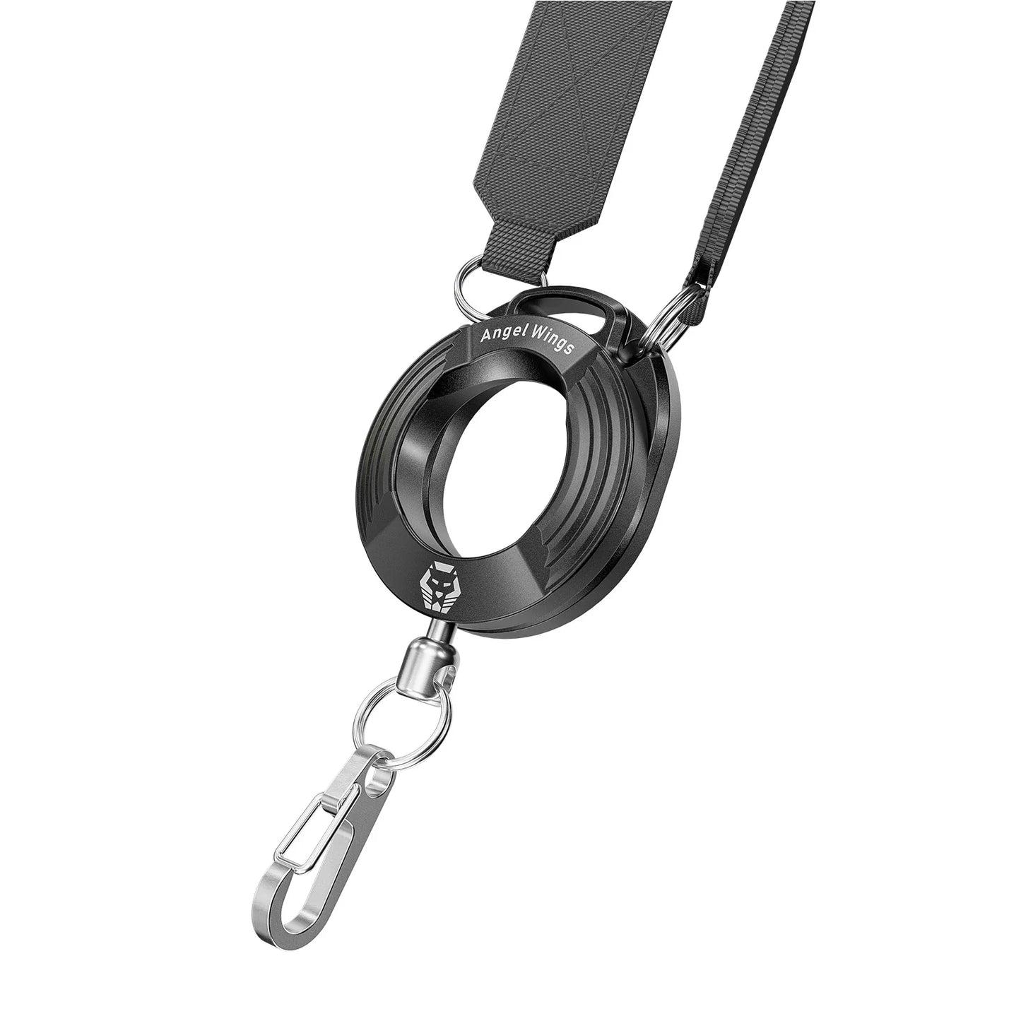RovyVon Angel Wings Crossbody EDC Organizer Strap Aluminium, Black