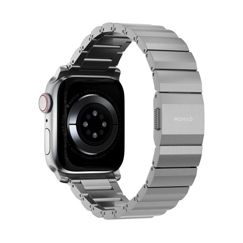 Nomad Titanium Band Apple Watch 41/40mm/38mm, Silver