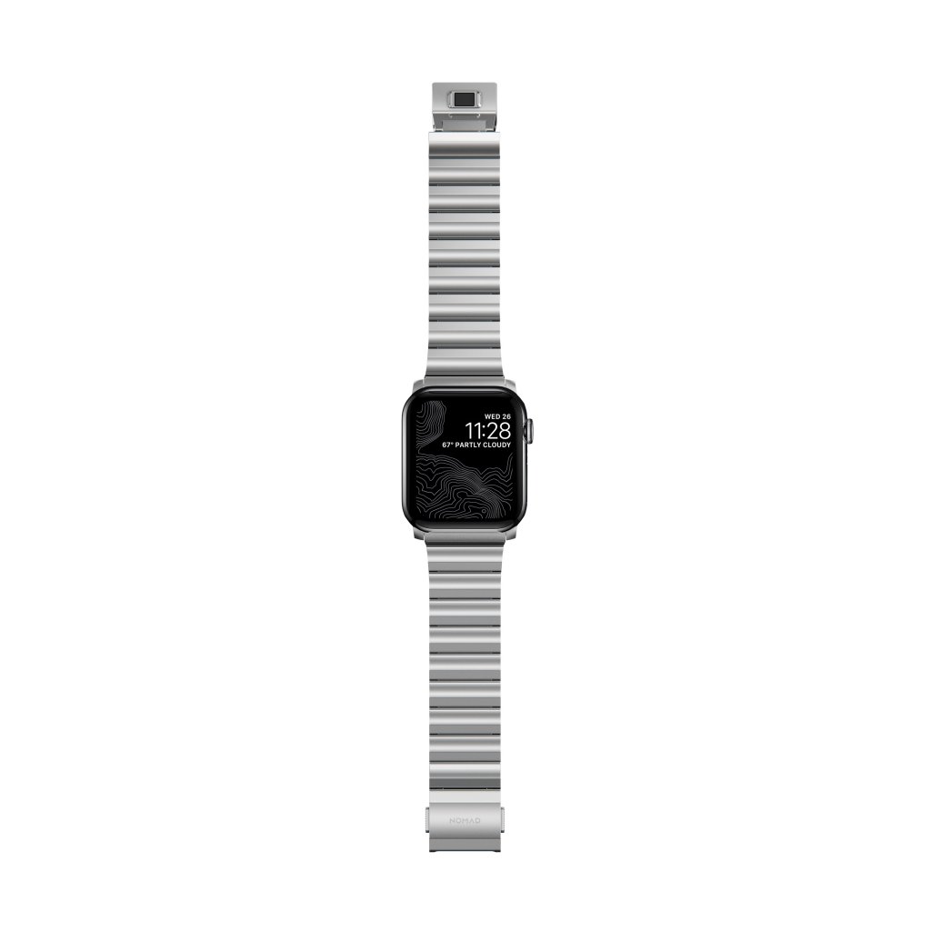 Nomad Steel Band Apple Watch 44/45mm/49mm, Silver