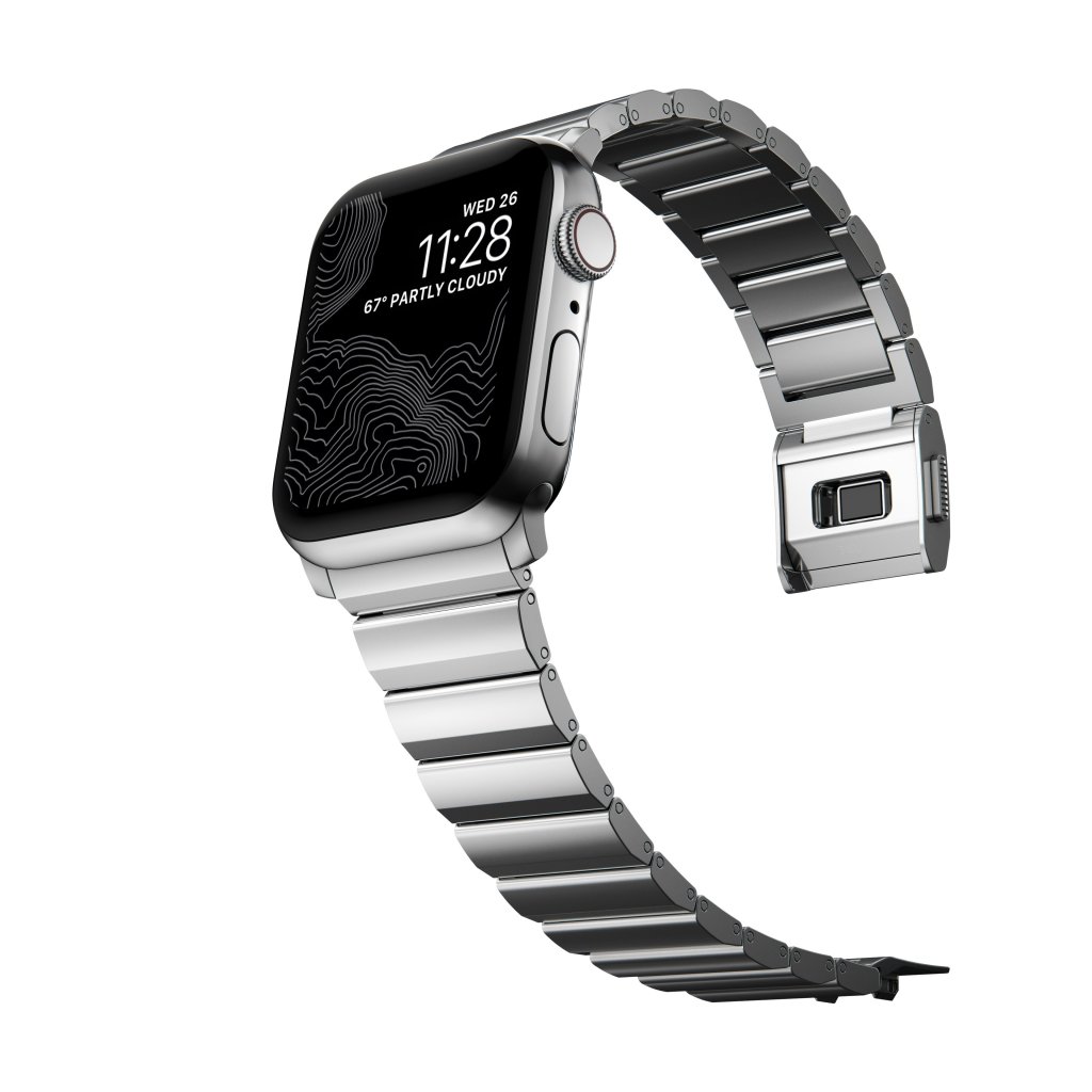 Nomad Steel Band Apple Watch 44/45mm/49mm, Silver