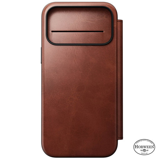 Nomad Horween Leather Folio iPhone 17 Pro Max, Olde Dublin