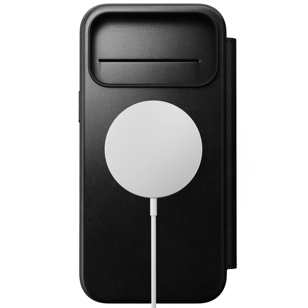 Nomad Horween Leather Folio iPhone 17 Pro Max, Black