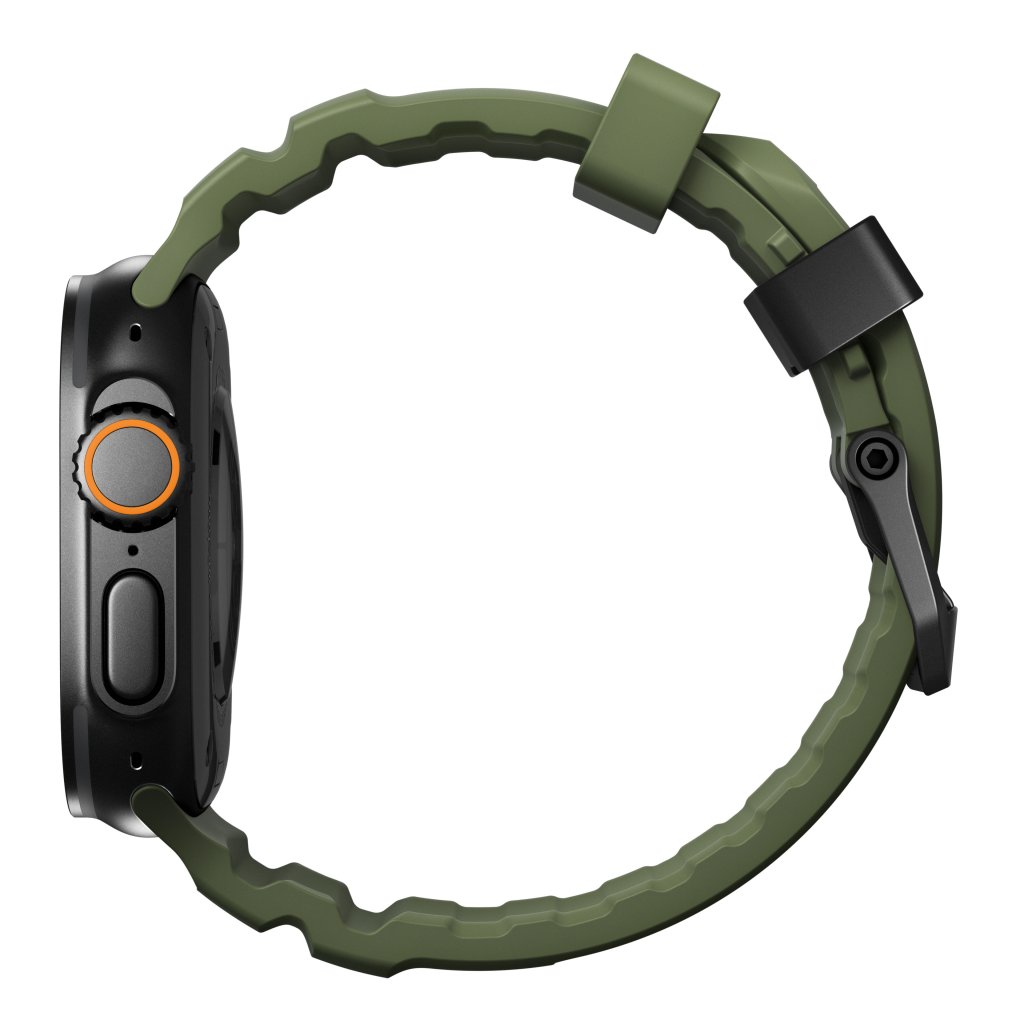 Nomad Rocky Point Band Apple Watch 45/46/49mm, Forest/Black