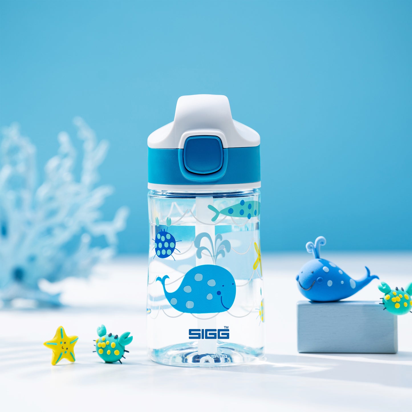 SIGG Kids Water Bottle Miracle 0.35L, Ocean Friend